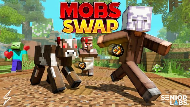 Thumbnail of the Minecraft Bedrock Marketplace product Mobs Swap created by ThunderAy.