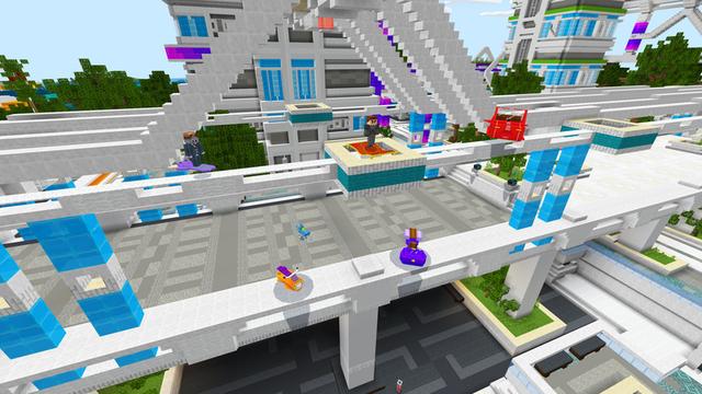 Screenshot of the Minecraft Bedrock Marketplace product Online created by ThunderAy.