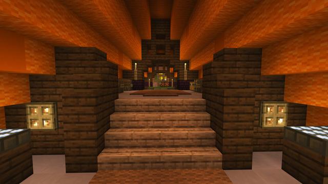 Screenshot of the Minecraft Bedrock Marketplace product Orange Village created by ThunderAy.
