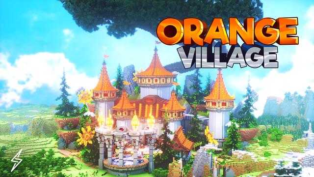Thumbnail of the Minecraft Bedrock Marketplace product Orange Village created by ThunderAy.