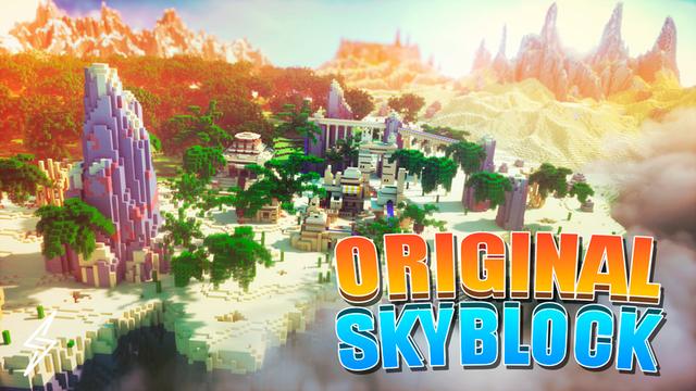 Thumbnail of the Minecraft Bedrock Marketplace product Original Skyblock created by ThunderAy.