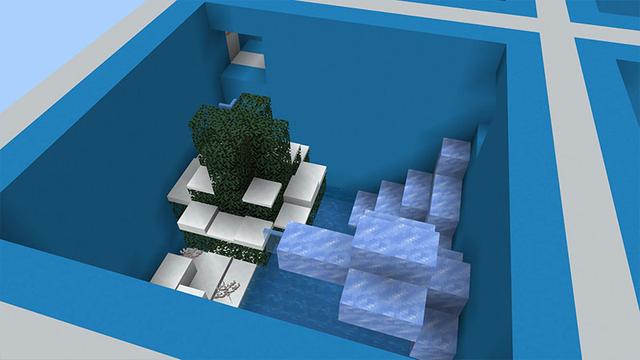 Screenshot of the Minecraft Bedrock Marketplace product Parkour Grid created by ThunderAy.