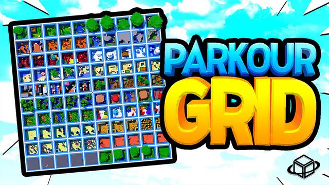 Thumbnail of the Minecraft Bedrock Marketplace product Parkour Grid created by ThunderAy.