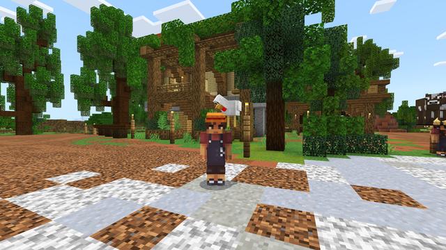 Screenshot of the Minecraft Bedrock Marketplace product Pick Up Mobs created by ThunderAy.