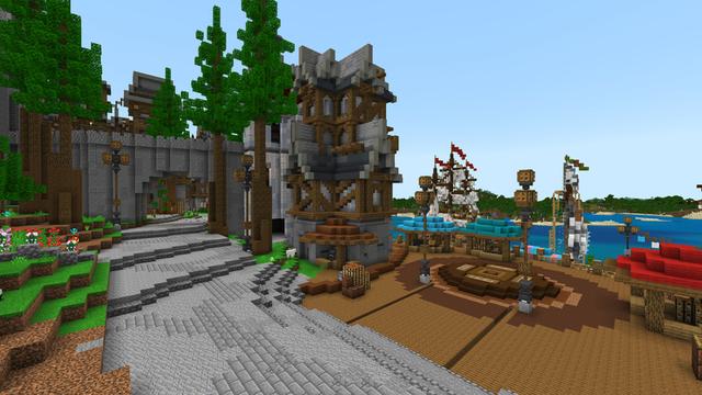 Screenshot of the Minecraft Bedrock Marketplace product Pirate Island created by ThunderAy.