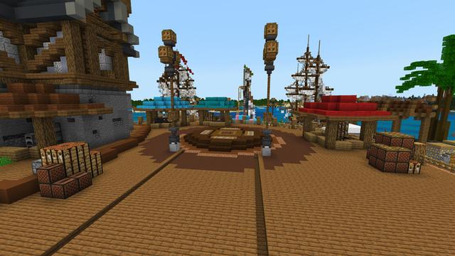 Screenshot of the Minecraft Bedrock Marketplace product Pirate Island created by ThunderAy.