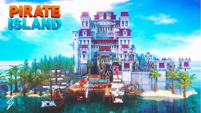 Thumbnail of the Minecraft Bedrock Marketplace product Pirate Island created by ThunderAy.
