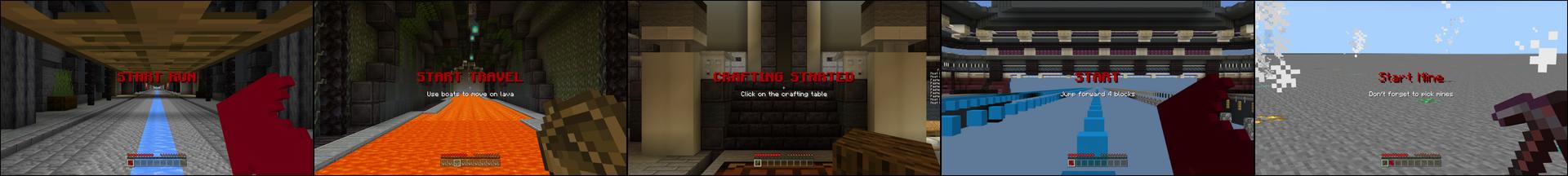 Panorama of the Minecraft Bedrock Marketplace product Records created by ThunderAy.