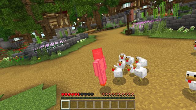 Screenshot of the Minecraft Bedrock Marketplace product Reversed Mobs created by ThunderAy.
