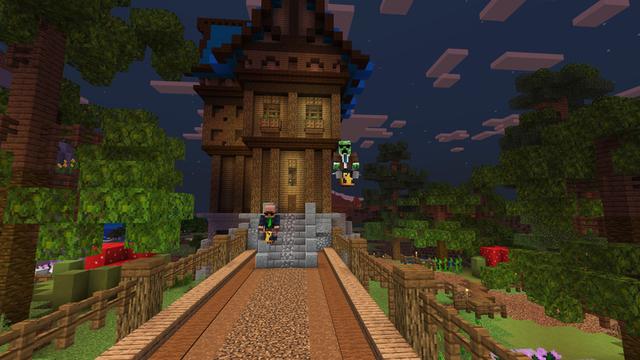 Screenshot of the Minecraft Bedrock Marketplace product Rideable Mobs created by ThunderAy.