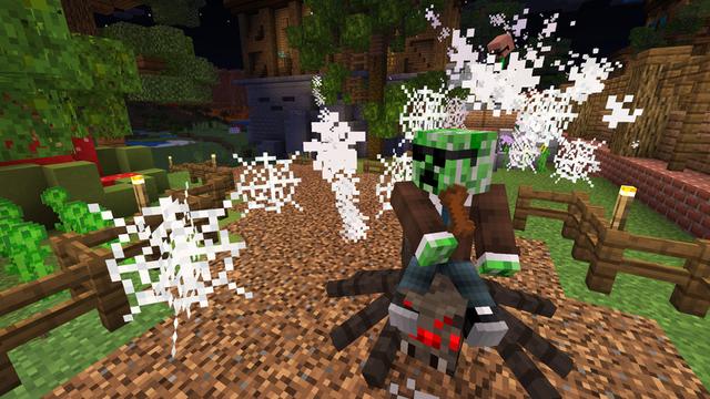 Screenshot of the Minecraft Bedrock Marketplace product Rideable Mobs created by ThunderAy.
