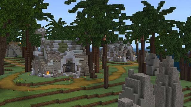 Screenshot of the Minecraft Bedrock Marketplace product Skull Island created by ThunderAy.
