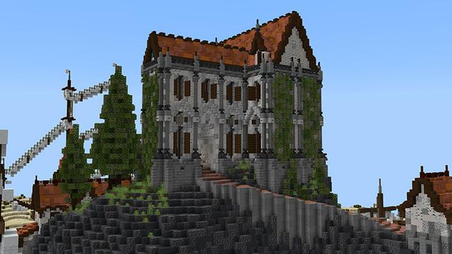 Screenshot of the Minecraft Bedrock Marketplace product Survival Mansion created by ThunderAy.