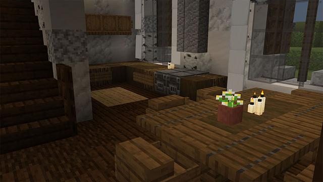 Screenshot of the Minecraft Bedrock Marketplace product Survival Mansion created by ThunderAy.