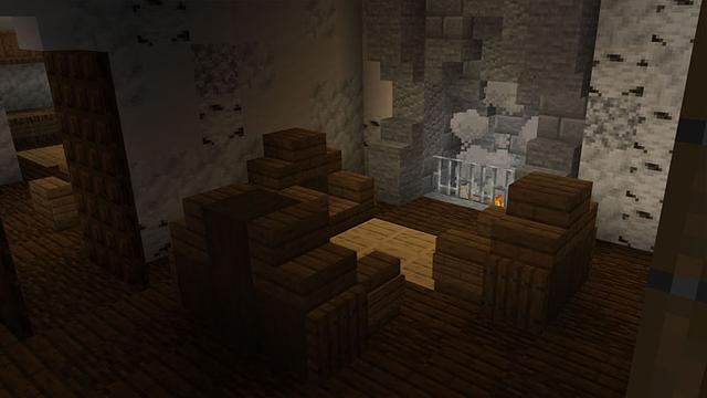 Screenshot of the Minecraft Bedrock Marketplace product Survival Mansion created by ThunderAy.