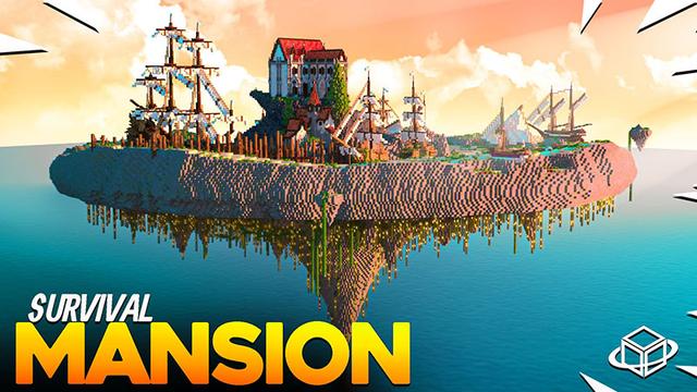 Thumbnail of the Minecraft Bedrock Marketplace product Survival Mansion created by ThunderAy.