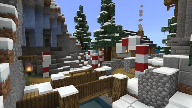 Screenshot of the Minecraft Bedrock Marketplace product Winter Underground Base created by ThunderAy.