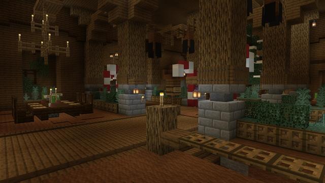 Screenshot of the Minecraft Bedrock Marketplace product Winter Underground Base created by ThunderAy.