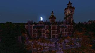 Screenshot of the Minecraft Bedrock Marketplace product Abandoned Asylum created by Shaliquinn's Schematics.