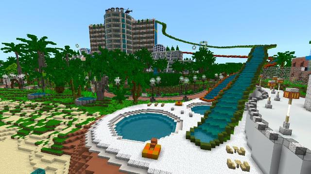 Screenshot of the Minecraft Bedrock Marketplace product All-Inclusive Resort created by Shaliquinn's Schematics.