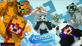 Thumbnail of the Minecraft Bedrock Marketplace product Animals Skin Pack created by Shaliquinn's Schematics.