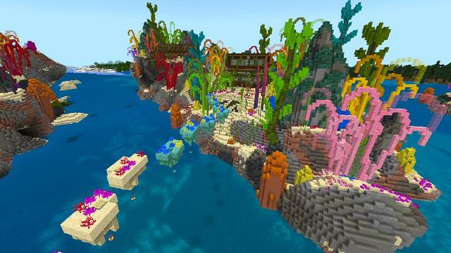 Screenshot of the Minecraft Bedrock Marketplace product Aquatica created by Shaliquinn's Schematics.