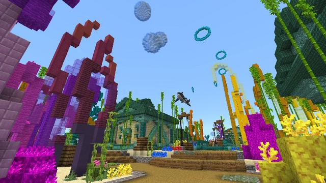 Screenshot of the Minecraft Bedrock Marketplace product Aquatica created by Shaliquinn's Schematics.