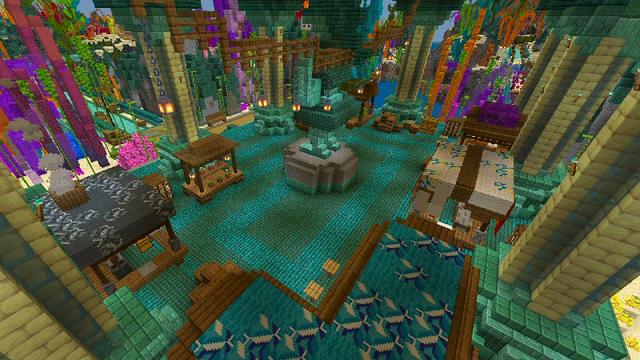Screenshot of the Minecraft Bedrock Marketplace product Aquatica created by Shaliquinn's Schematics.