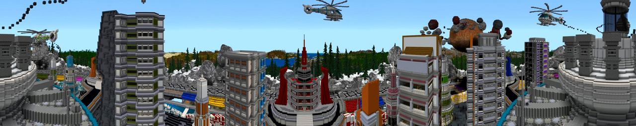 Panorama of the Minecraft Bedrock Marketplace product Arcadis created by Shaliquinn's Schematics.