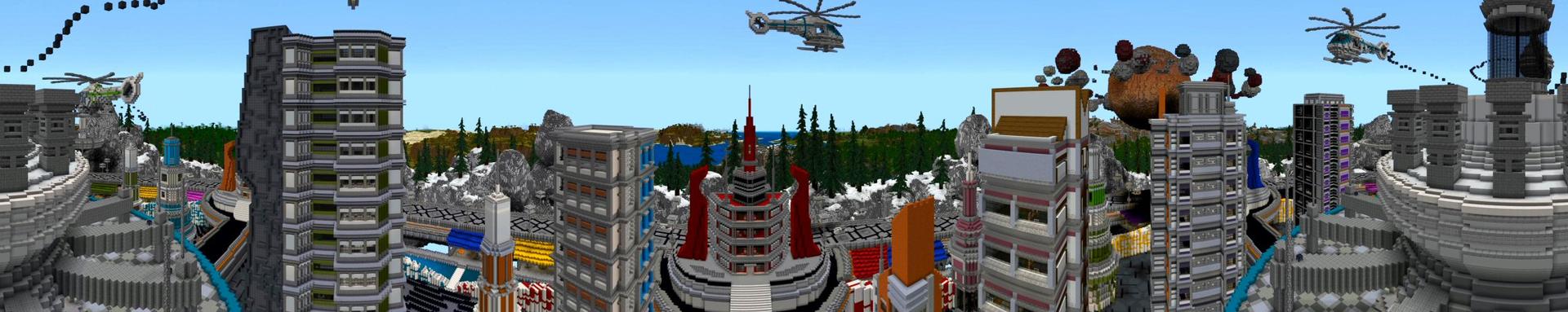 Panorama of the Minecraft Bedrock Marketplace product Arcadis created by Shaliquinn's Schematics.