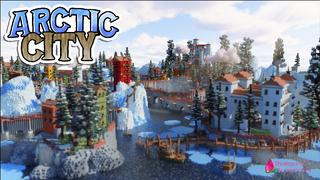 Thumbnail of the Minecraft Bedrock Marketplace product La ville arctique created by Shaliquinn's Schematics.