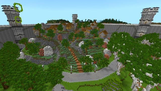 Screenshot of the Minecraft Bedrock Marketplace product Arkala City created by Shaliquinn's Schematics.