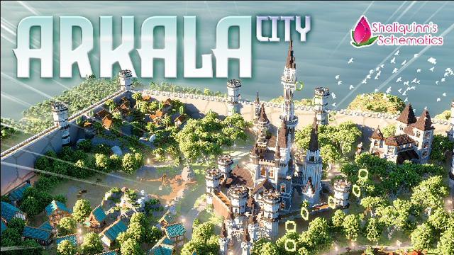 Thumbnail of the Minecraft Bedrock Marketplace product Arkala City created by Shaliquinn's Schematics.