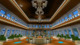 Screenshot of the Minecraft Bedrock Marketplace product Aurora City created by Shaliquinn's Schematics.