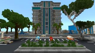 Screenshot of the Minecraft Bedrock Marketplace product Aurora City created by Shaliquinn's Schematics.
