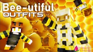 Thumbnail of the Minecraft Bedrock Marketplace product Bee-utiful Outfits created by Shaliquinn's Schematics.