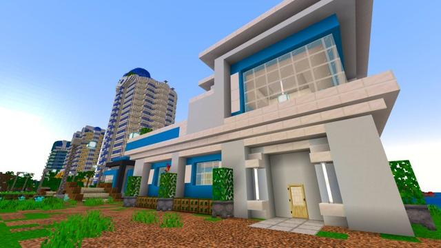 Screenshot of the Minecraft Bedrock Marketplace product Blockiki Resort created by Shaliquinn's Schematics.