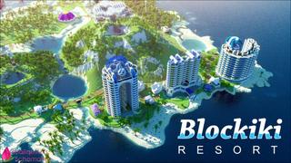 Thumbnail of the Minecraft Bedrock Marketplace product Blockiki Resort created by Shaliquinn's Schematics.