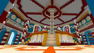 Screenshot of the Minecraft Bedrock Marketplace product Candy Island created by Shaliquinn's Schematics.