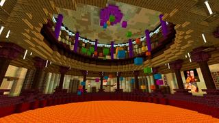 Screenshot of the Minecraft Bedrock Marketplace product Candy Island created by Shaliquinn's Schematics.