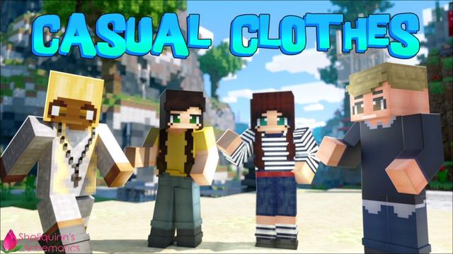 Thumbnail of the Minecraft Bedrock Marketplace product Casual Clothes created by Shaliquinn's Schematics.