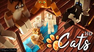 Thumbnail of the Minecraft Bedrock Marketplace product Cats HD Skin Pack created by Shaliquinn's Schematics.
