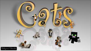 Thumbnail of the Minecraft Bedrock Marketplace product Cats Skin Pack created by Shaliquinn's Schematics.