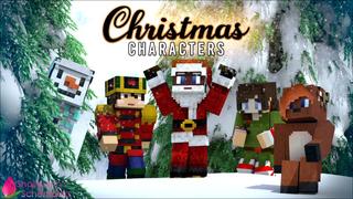 Thumbnail of the Minecraft Bedrock Marketplace product Christmas Characters created by Shaliquinn's Schematics.