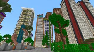 Screenshot of the Minecraft Bedrock Marketplace product City Center created by Shaliquinn's Schematics.