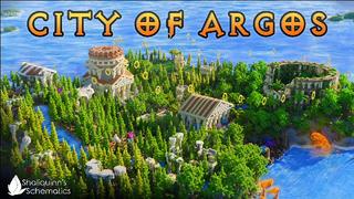 Thumbnail of the Minecraft Bedrock Marketplace product City of Argos created by Shaliquinn's Schematics.