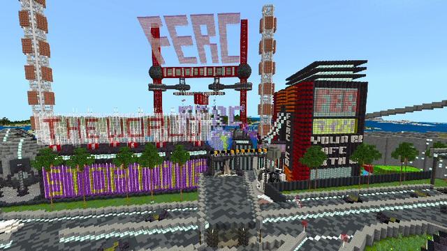 Screenshot of the Minecraft Bedrock Marketplace product Cyberpunk created by Shaliquinn's Schematics.