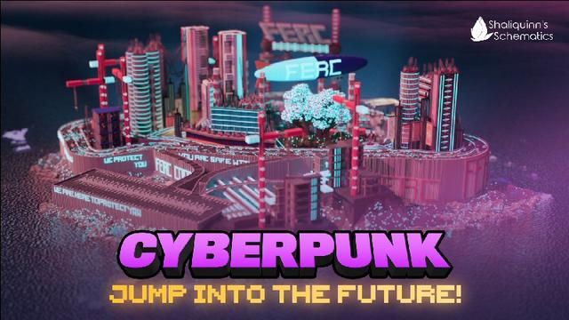 Thumbnail of the Minecraft Bedrock Marketplace product Cyberpunk created by Shaliquinn's Schematics.