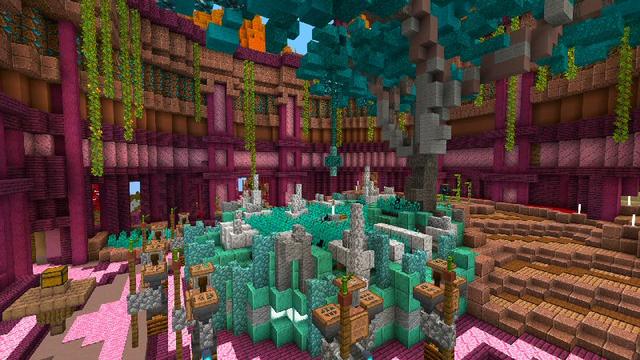 Screenshot of the Minecraft Bedrock Marketplace product Desert Palace created by Shaliquinn's Schematics.