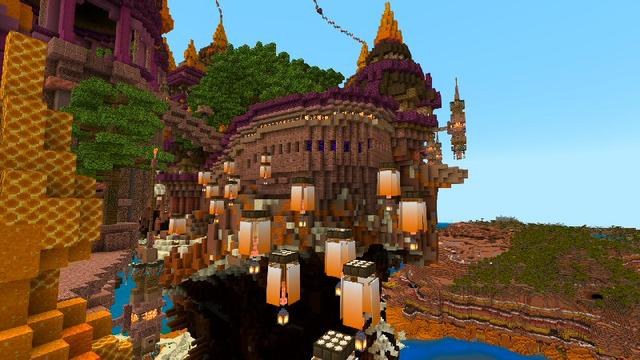 Screenshot of the Minecraft Bedrock Marketplace product Desert Palace created by Shaliquinn's Schematics.